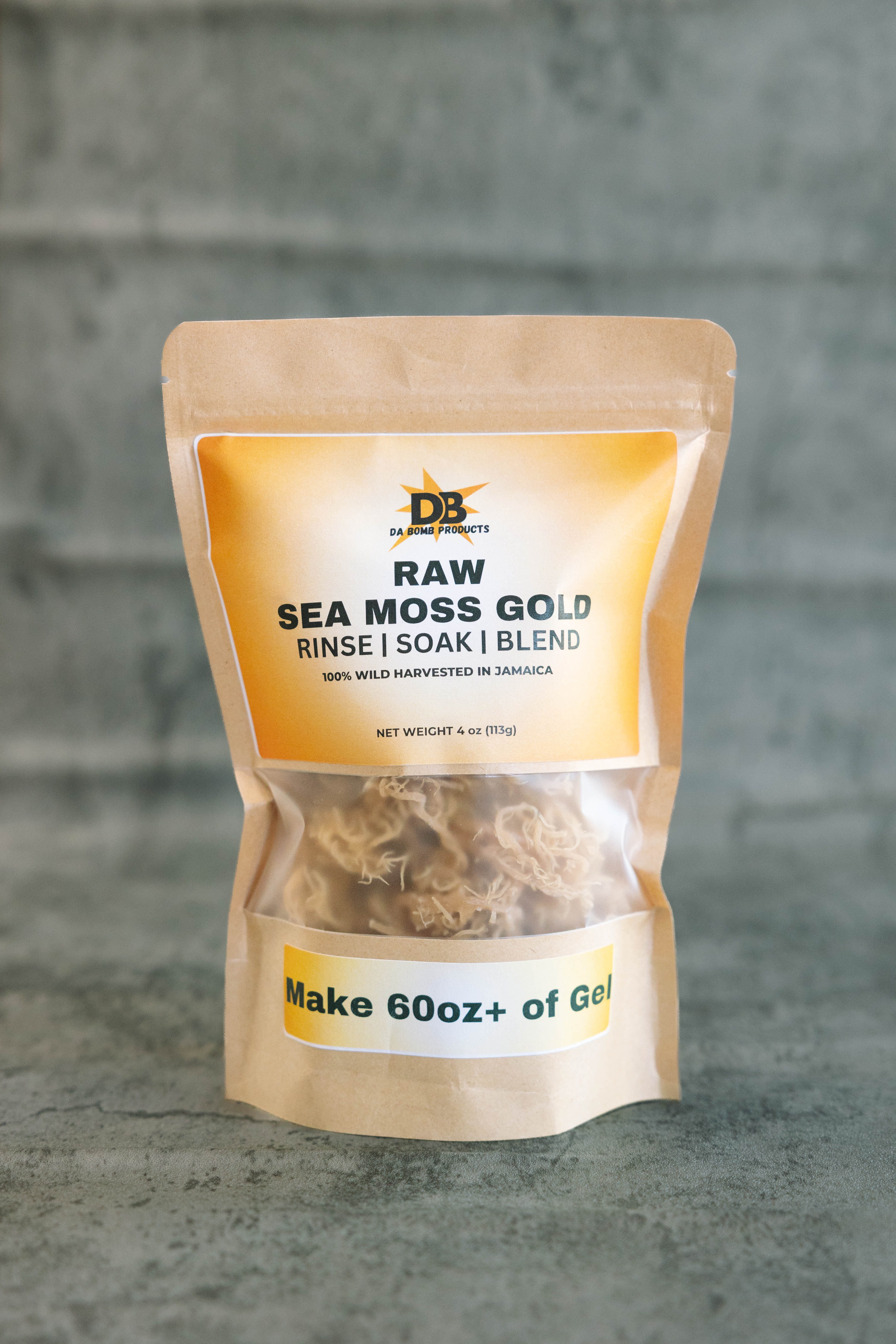 Wild-Harvested, Raw Sea Moss Gel