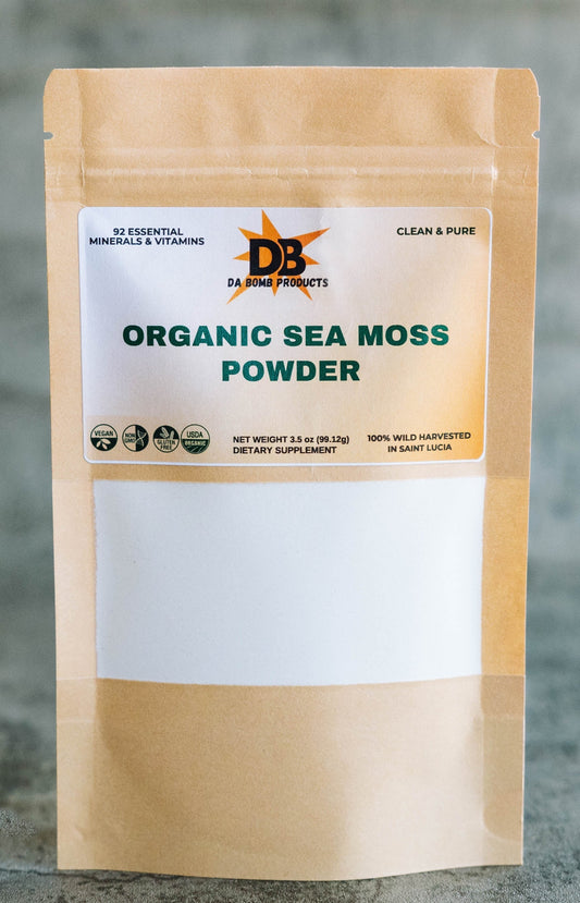 (6) 3.5oz Organic Sea Moss Powder - Vendor Case