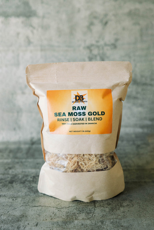 1 lb Raw Sea Moss (Gold) - Vendor Bulk